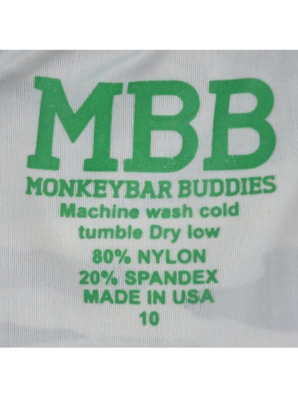 Monkeybar Buddies Cosmic Camo Girls Size 10 Gray Spandex Gymnastics Shorts - Picture 6 of 6